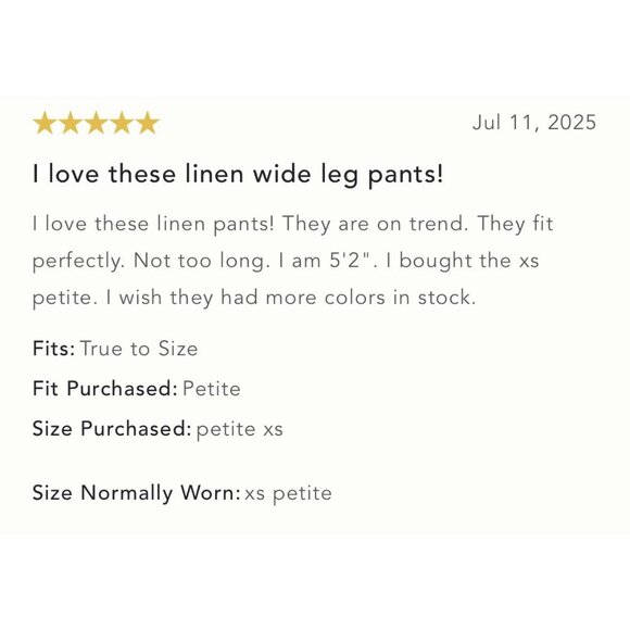 NWT Size S - Anthropologie The Somerset Pull-On Pants (100% Linen) NWT US$ 118 - Picture 9 of 16